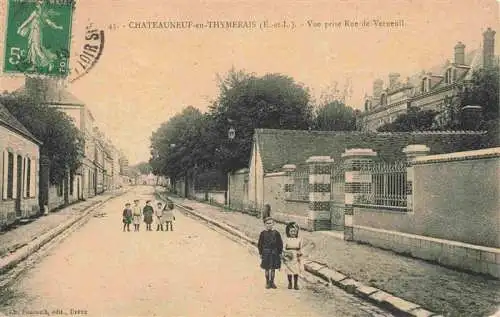 AK / Ansichtskarte  Chateauneuf-en-Thymerais_Chateauneuf-en-Thimerais_28_Eure-et-Loir Vue prise de la Rue de Verneuil