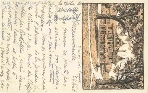 AK / Ansichtskarte  Tannay_Coppet_Nyon_VD Hotel Restaurant Kuenstlerkarte