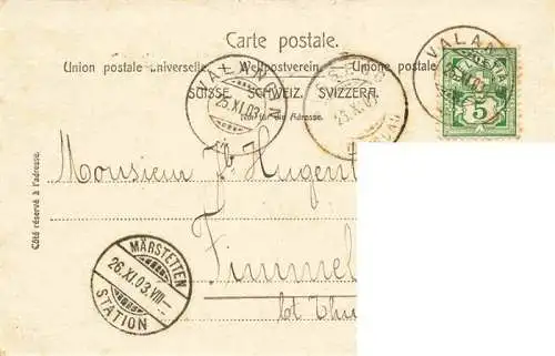 AK / Ansichtskarte  Valangin_NE Ansicht mit Kirche