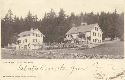 AK / Ansichtskarte  Monplaisir_Le_Locle_NE Haeuser am Waldrand