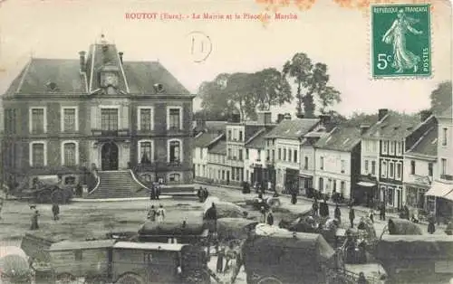 AK / Ansichtskarte  Routot_27_Eure La Mairie et la Place du Marché