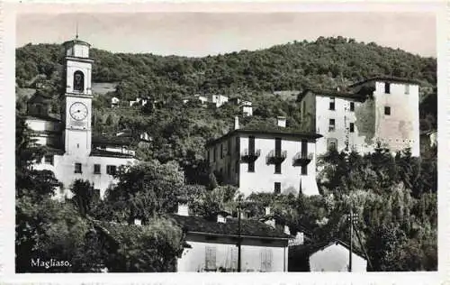 AK / Ansichtskarte  Magliaso_TI Teilansicht mit Kirche