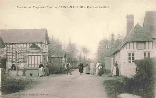 AK / Ansichtskarte  Saint-Maclou_27_Eure Route de Foulbec