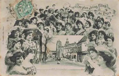 AK / Ansichtskarte  Dreux_28_Eure-et-Loir Les plus jolies filles du pays centre ville