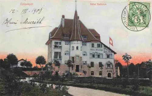 AK / Ansichtskarte  Estavayer_-le-Lac_FR Hôtel Bellevue