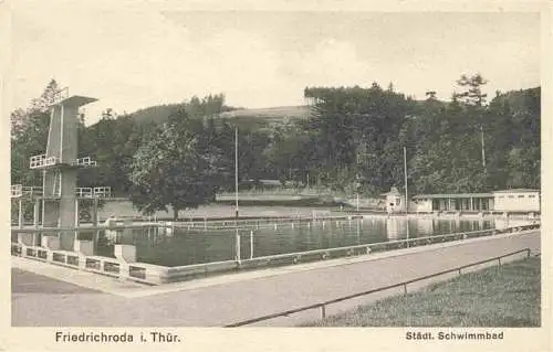 AK / Ansichtskarte  Friedrichroda Schwimmbad