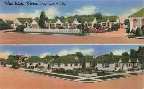 AK / Ansichtskarte 73974826 Dickinson_North_Dakota_USA Mid West Motel