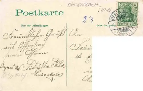 AK / Ansichtskarte  OFFENBACH__MAIN Teilansicht