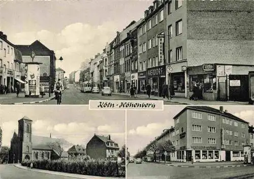 AK / Ansichtskarte  Hoehenberg_Koeln Ortspartien Kirche