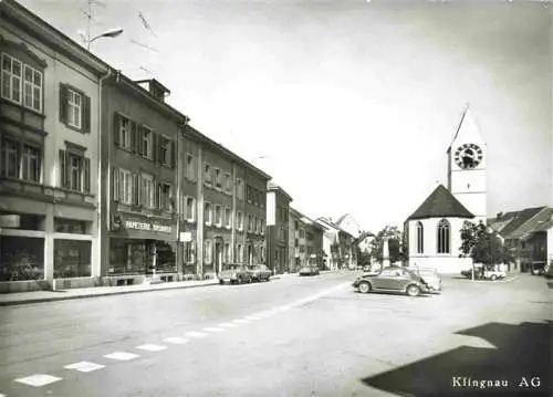 AK / Ansichtskarte  Klingnau Ortspartie Kirche