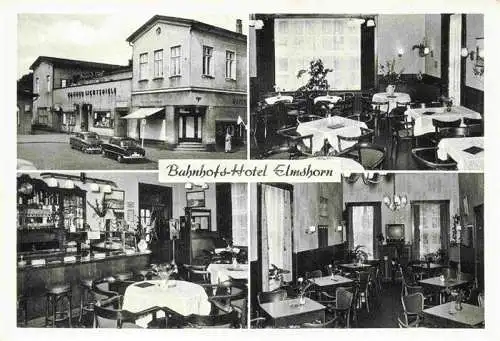 AK / Ansichtskarte  Elmshorn Bahnhofs Hotel Gastraeume Bar