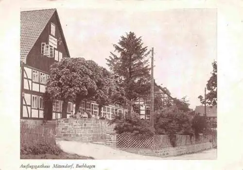 AK / Ansichtskarte  Buchhagen_Bodenwerder Gasthaus Mittendorf