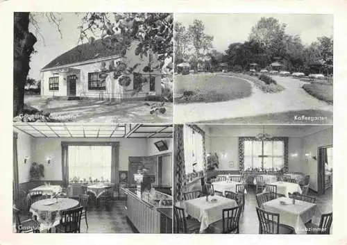 AK / Ansichtskarte  Sandhorst_Aurich Gaststaette Goldehoern Kaffeegarten Gaststube Klubzimmer