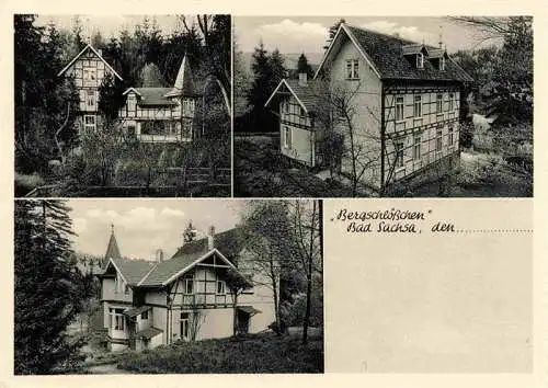 AK / Ansichtskarte  Bad_Sachsa_Harz Fremdenheim Bergschloesschen Aufgang Bismarckstrasse