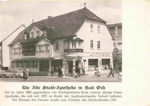 AK / Ansichtskarte  BAD_ORB Alte Stadt Apotheke