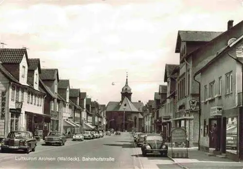 AK / Ansichtskarte  Arolsen_Bad Bahnhofstrasse