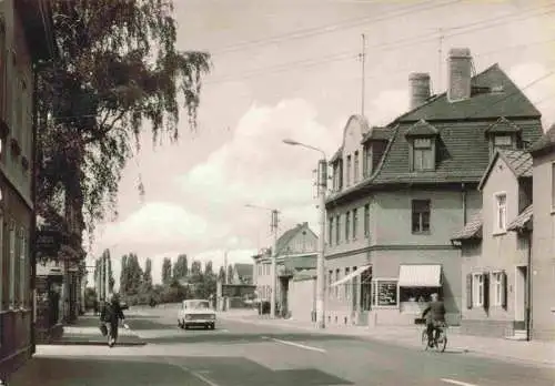 AK / Ansichtskarte  Schkeuditz_Sachsen Hallesche Strasse