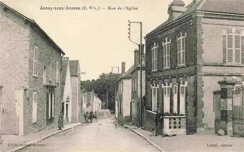 AK / Ansichtskarte  Aunay-sous-Auneau_28_Eure-et-Loir Rue de l'Eglise