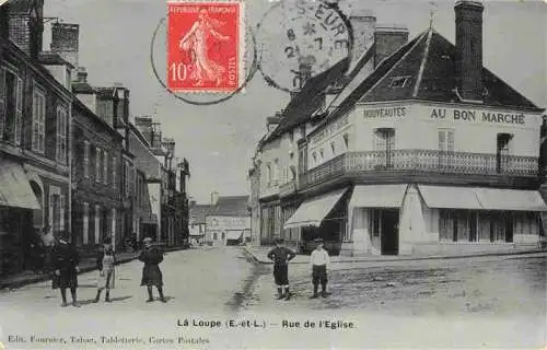 AK / Ansichtskarte  La_Loupe_28_Eure-et-Loir Rue de l'Eglise