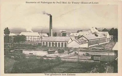 AK / Ansichtskarte  Toury_28_Eure-et-Loir Sucrerie et Fabrique de Pail Mel vue générale des usines