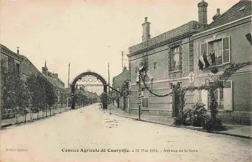 AK / Ansichtskarte  Courville_-sur-Eure_28_Eure-et-Loir Comice Agricole Avenue de la Gare