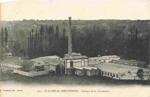 AK / Ansichtskarte  Saint-Lubin-des-Joncherets Tissage de la Paqueterie