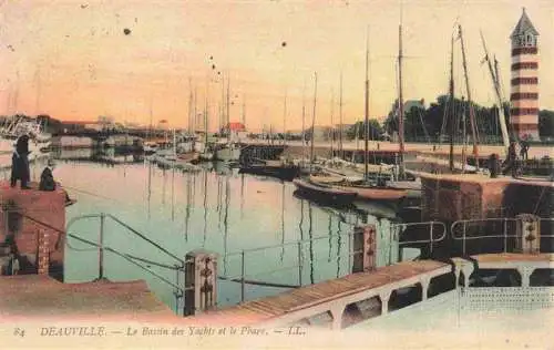 AK / Ansichtskarte  DEAUVILLE-SUR-MER_14_Calvados Le Bassin de Yachts et le Phare