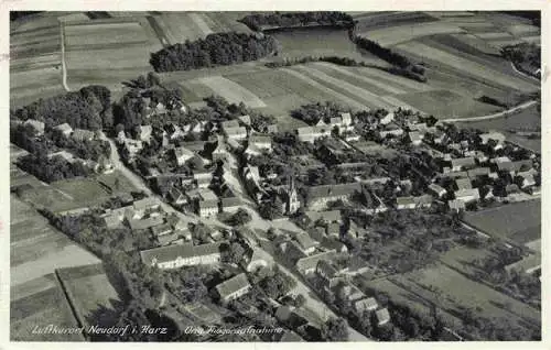 AK / Ansichtskarte  Neudorf_Harz_Harzgerode Original Fliegeraufnahme Feldpost