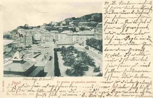 AK / Ansichtskarte  Pegli_GENOVA_Genua_Liguria_IT La marina col giardino pubblico