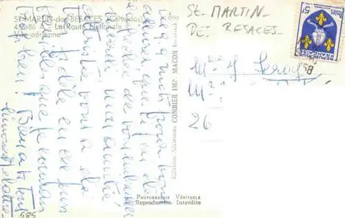 AK / Ansichtskarte  St-Martin-des-Besaces__14_Calvados La Route Nationale vue aérienne