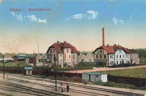 AK / Ansichtskarte  Oderberg_Bohumin_CZ Chemikalienwerk Eisenbahn Feldpost