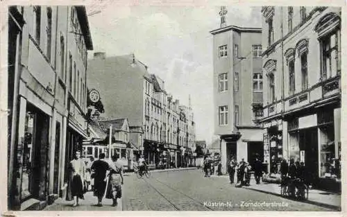 AK / Ansichtskarte  Kuestrin_Cuestrin-Neustadt_Ostbrandenburg_Kostrzyn_PL Zorndorferstrasse Feldpost