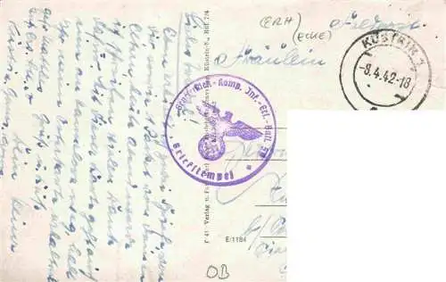 AK / Ansichtskarte  Kuestrin_Cuestrin-Neustadt_Ostbrandenburg_Kostrzyn_PL Zorndorferstrasse Feldpost