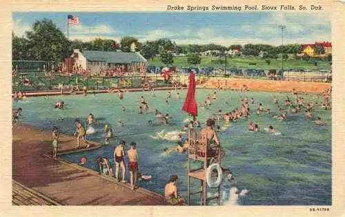 AK / Ansichtskarte  Sioux_Falls_South_Dakota_USA Drake Springs Swimming Pool