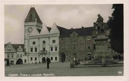 AK / Ansichtskarte  Tabor__CZ Zizkovo namesti Radnice