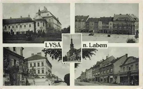 AK / Ansichtskarte  Lysa__nad_Labem_Lissa_Elbe_CZ Motive Stadtzentrum