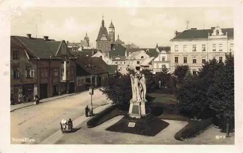 AK / Ansichtskarte  Domazlice_Domazlic_Taus_Plzen_CZ Stadtzentrum Denkmal