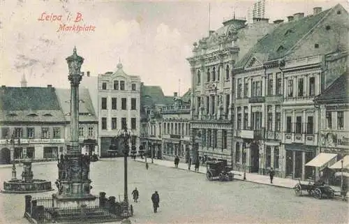 AK / Ansichtskarte  Leipa_Boehmen_Ceska_Lipa_CZ Marktplatz