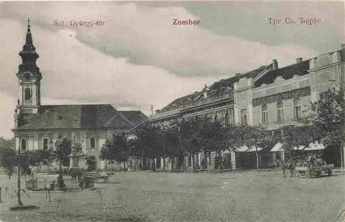 AK / Ansichtskarte  Zombor_Zobor_SK Stadtzentrum Kirche