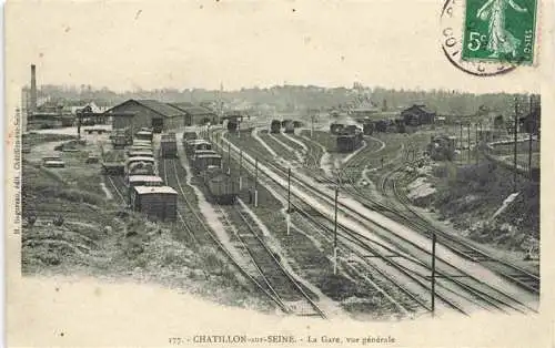 AK / Ansichtskarte  Chatillon-sur-Seine_21_Cote-d_Or La gare Bahnhof