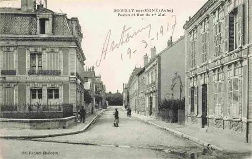 AK / Ansichtskarte  Romilly-sur-Seine_10_Aube Postes et Rue du 1er Mai