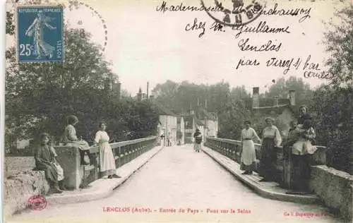 AK / Ansichtskarte  Lenclos_Virey-sous-Bar_10_Aube Entrée du Pays Pont sur la Seine