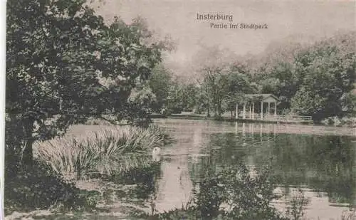 AK / Ansichtskarte  INSTERBURG_Tschernjachowsk_Kaliningrad_RU Partie im Stadtpark