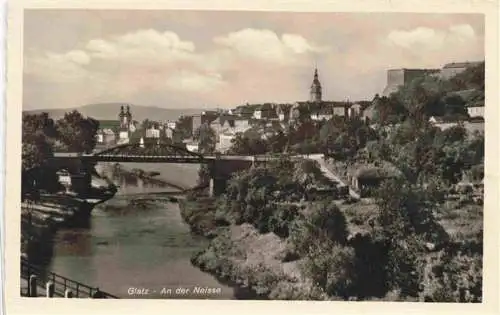 AK / Ansichtskarte  Glatz_Klodzko_Niederschlesien_PL Panorama Blick ueber die Neisse