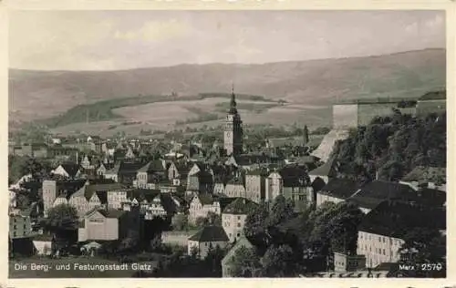 AK / Ansichtskarte  Glatz_Klodzko_Niederschlesien_PL Panorama Berg- und Festungsstadt Feldpost