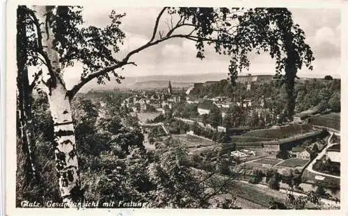 AK / Ansichtskarte  Glatz_Klodzko_Niederschlesien_PL Panorama Blick zur Festung