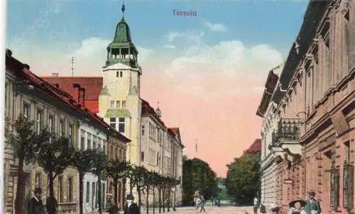 AK / Ansichtskarte  Terezin_Theresienstadt_CZ Motiv im Stadtzentrum