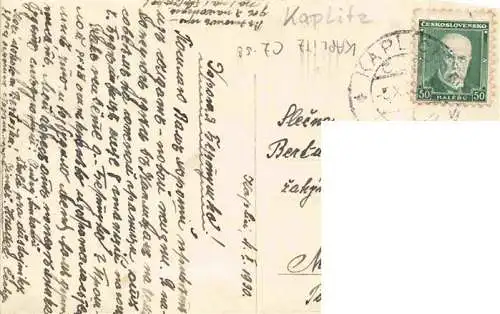 AK / Ansichtskarte  Kaplitz_Kaplice_CZ Panorama