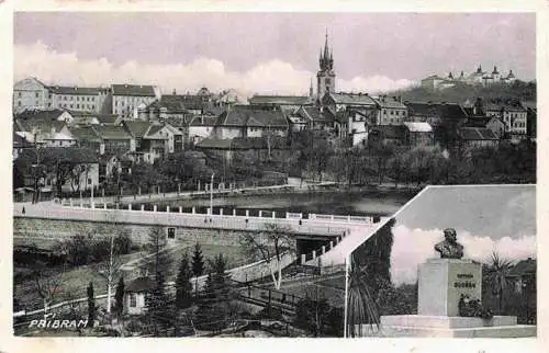 AK / Ansichtskarte  Pribram_CZ Panorama Denkmal