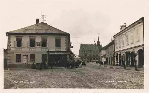 AK / Ansichtskarte  Chlumec_Cidlinou_Chlumetz_Zidlina_CZ Motiv Stadtzentrum